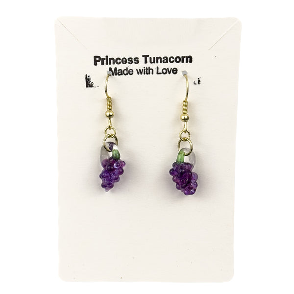 Princess Tunacorn • Grape Earrings