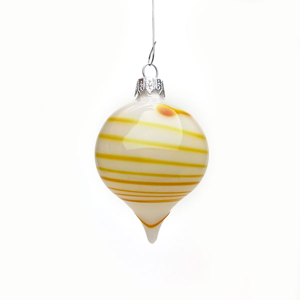 C Mau • White Amber Ornament